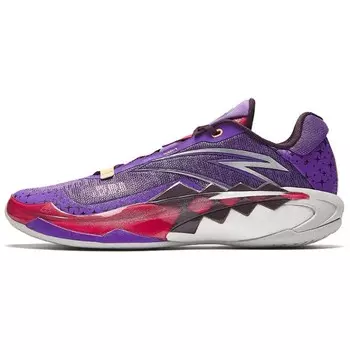 Баскетбольные кроссовки мужские с низким верхом Noya Purple/Changchun Red/Midnight Plum Color Anta