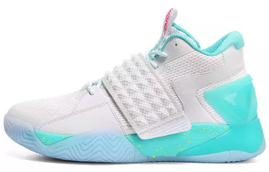 Баскетбольные кроссовки мужские среднего размера белые/синие Peak