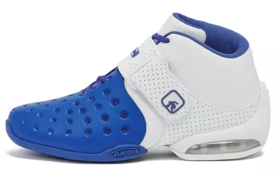 Баскетбольные кроссовки мужские среднего размера белые/синие And1