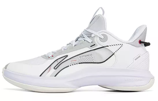 Баскетбольные кроссовки мужские среднего размера белые Lining