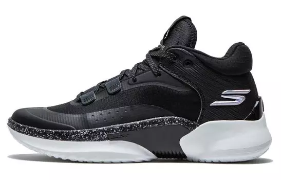 Баскетбольные кроссовки мужские среднего размера черные/белые Skechers