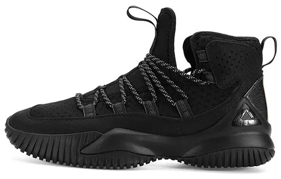 Баскетбольные кроссовки мужские среднего размера черные Peak