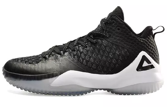 Баскетбольные кроссовки мужские среднего размера, черные/магнетитовые Peak