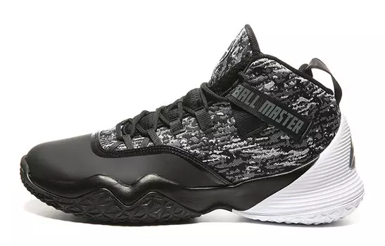 Баскетбольные кроссовки мужские среднего размера черные/белые Peak