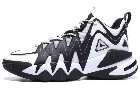 Баскетбольные кроссовки мужские среднего размера черные/белые Peak
