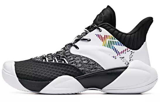 Баскетбольные кроссовки мужские среднего размера черные/белые Anta