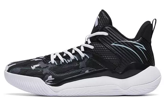 Баскетбольные кроссовки мужские среднего размера черные/белые Anta