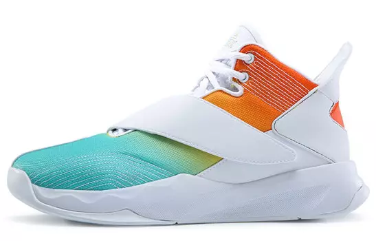 Баскетбольные кроссовки мужские среднего размера Great White/dream Green Peak