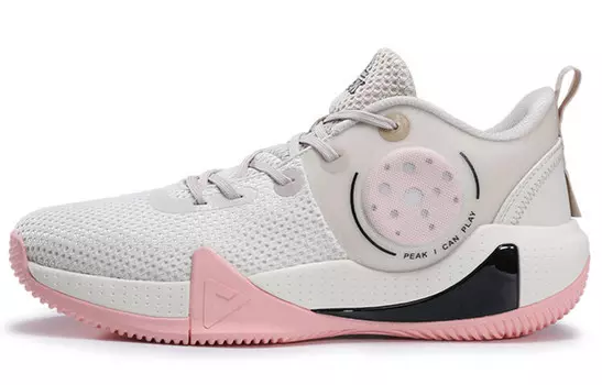 Баскетбольные кроссовки мужские среднего размера серые/бежевые Peak