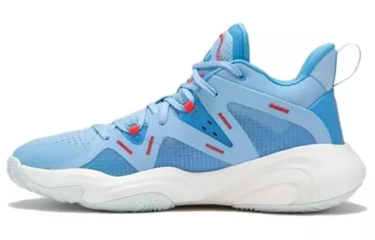 Баскетбольные кроссовки мужские среднего размера синие Decathlon