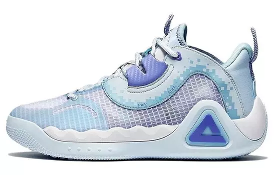 Баскетбольные кроссовки мужские среднего размера синие Peak