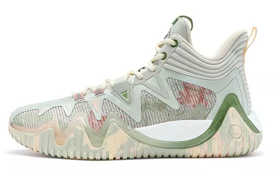 Баскетбольные кроссовки мужские средней высоты Clotted Green Xtep