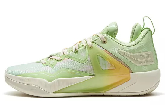 Баскетбольные кроссовки мужские средней высоты Jelly Green/Okra Yellow Xtep