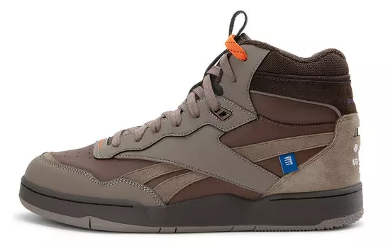 Баскетбольные кроссовки Nautica White Sail X Vintage, унисекс, средний верх, коричневый Reebok