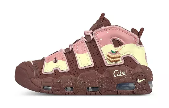 Баскетбольные кроссовки Nike Air More Uptempo Vintage унисекс, Dark Brown