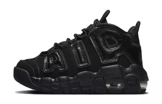 Баскетбольные кроссовки Nike Air More Uptempo Kids для детей, Black