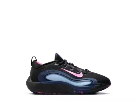 Баскетбольные кроссовки Nike IsoFly — детские, черные/розовые