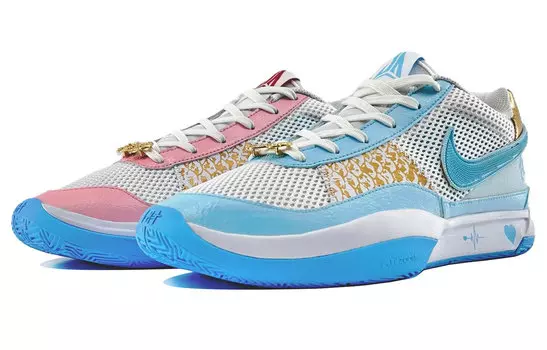 Баскетбольные кроссовки Nike Ja 1 унисекс, Ultra Blue/Fire Orchid