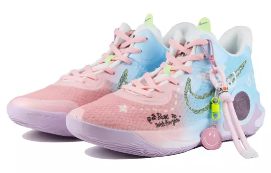 Баскетбольные кроссовки Nike KD Trey 5 IX унисекс, Powder blue paper airplanes