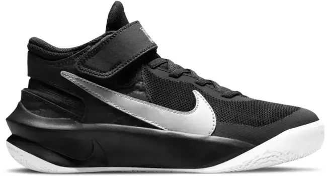 Баскетбольные кроссовки Nike "TEAM HUSTLE D 10 FLYEASE (GS)", черный