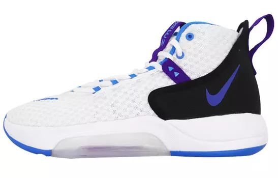 Баскетбольные кроссовки Nike Zoom Rize 1 High Top унисекс черный, белый, синий