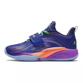 Баскетбольные кроссовки Owen Generation Kids GS Low-top синего, фиолетового, оранжевого цвета Anta Kids, оранжевый
