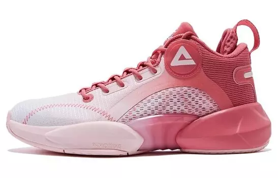 Баскетбольные кроссовки Parker Cavalry мужские, среднего размера, розовые Peak