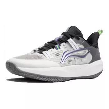 Баскетбольные кроссовки Pioneer Spirit 4 PRIMARY для детей GS Low-top белые/черные Lining Young, белый/черный