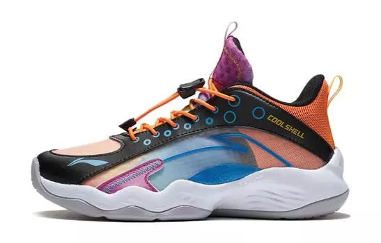 Баскетбольные кроссовки Pioneer Spirit PRIMARY 2.0 для детей GS Low-top Black Sunlight Orange Vision Blue Lining Young, оранжевый