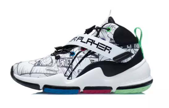 Баскетбольные кроссовки Pioneer Td Kids GS Low-top белые/черные Lining Young