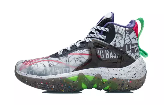 Баскетбольные кроссовки Pioneer Team Kids GS Low-top белые/черные Lining Young