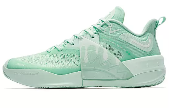 Баскетбольные кроссовки Poison Tooth PRO2.0SE мужские низкие зеленые Qiaodan