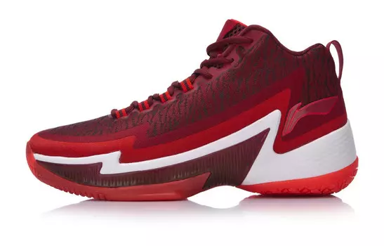 Баскетбольные кроссовки Power 4 мужские, среднего размера, красные Lining