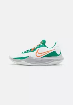Баскетбольные кроссовки Precision 6 Nike, цвет white/safety orange/malachite/sundial