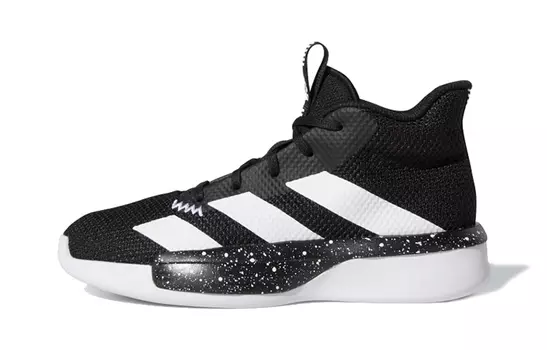Баскетбольные кроссовки Pro Next Kids PS High-top черные/белые Adidas