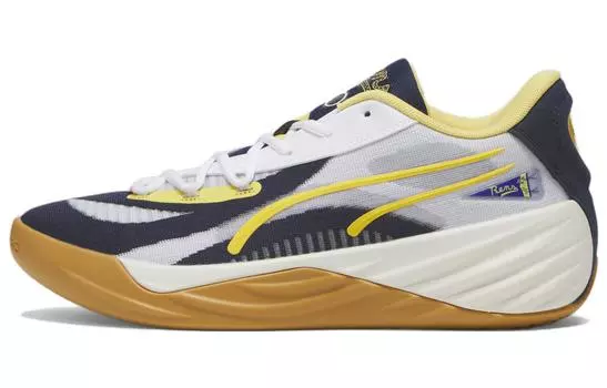 Баскетбольные кроссовки Puma All-Pro Nitro унисекс, Blue with White Lettering