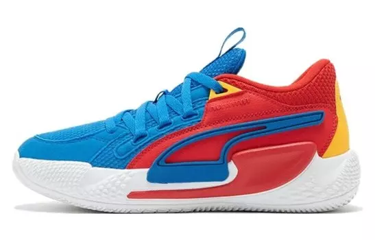 Баскетбольные кроссовки Puma DC Comics X Court Rider 'Superman - 85th Anniversary', синий/красный/желтый
