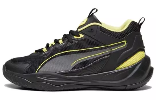 Баскетбольные кроссовки Puma Playmaker унисекс, Black gray yellow