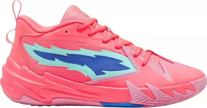 Баскетбольные кроссовки PUMA Scoot Zeros, розовый/синий