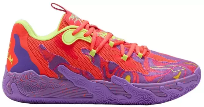 Баскетбольные кроссовки PUMA x LAMELO BALL MB.03 LO, фиолетовый/красный