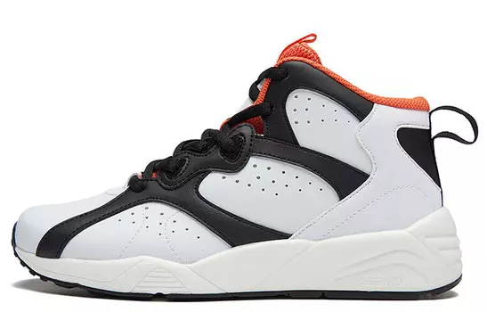 Баскетбольные кроссовки QU!KFOAM Basketball Shoes Women's Mid-Top White/Orange/Black 361°