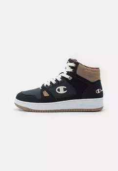 Баскетбольные кроссовки Rebound Mid Winterized Unisex Champion, цвет navy/white/beige
