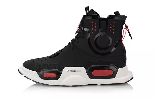 Баскетбольные кроссовки Reburn Unisex High для отдыха на Неделе моды в Нью-Йорке | Черный Lining