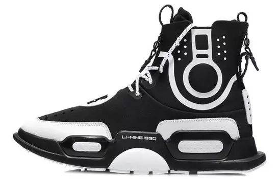 Баскетбольные кроссовки Reburn Vintage Unisex High-top Black/white Lining