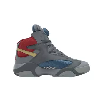 Баскетбольные кроссовки Reebok DC Shaq Attaq, серый/синий/красный