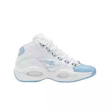 Баскетбольные кроссовки Reebok Question Mid Mens, белый/голубой