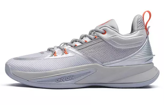 Баскетбольные кроссовки Restraint 3 Basketball Shoes Men Low-Top Silvery/vermilion-orange 361°