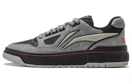 Баскетбольные кроссовки Rookie мужские с низким верхом серые Lining