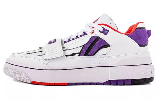 Баскетбольные кроссовки Rookie Vintage Men Low-top Standard White/Iron Blue Violet Lining