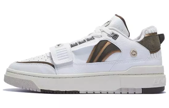 Баскетбольные кроссовки Rookie Vintage Men Low Top White/Brown Lining